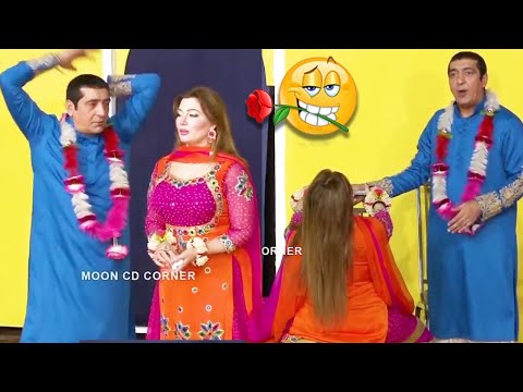 Zafri Khan and Khushboo Stage Drama Full Comedy Clip