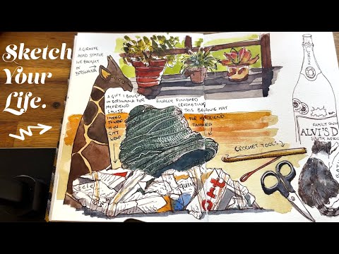 Sketch a Day in Your Life – Then vs Now | Day 7 of 7