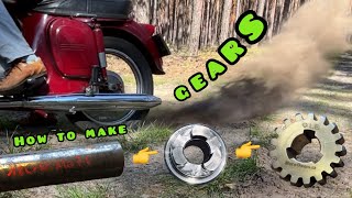JAWA 2-stroke power tuning (part 6) - how to make motorcycle gears