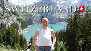 【スイスvlog】新婚旅行で夢のスイスへ🇨🇭✈️人生一の絶景・体験をしました…！大充実の2泊3日のハネムーンvlog⌇vol.1 【海外旅行 | 観光 | 食事】