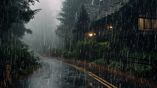Rain Sounds For Sleeping - 99% Instantly Fall Asleep With Rain And Thunder Sound At Night