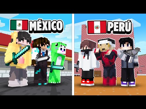 Simulé una GUERRA de PERÚ y MÉXICO en MINECRAFT