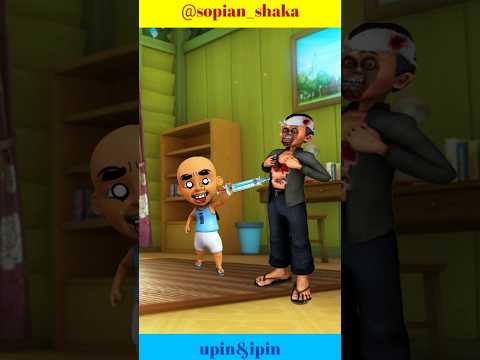 😱ipin suntik atok yang terkena wabah zombie#upinipin #shorts