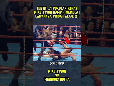 NGERII‼️Pukulan Kejam Mike Tyson Hampir Merenggut Nyawa Lawannya‼️☠️ #boxing #miketyson #shorts