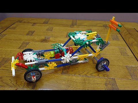 Building a K'nex Dirt Track Racer Car from Education Discovery Building Set 78650