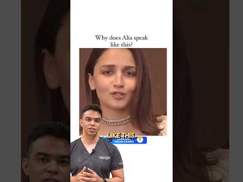 A lot of you must have seen Alia Bhatt talking like this. Do you know the reason behind this?