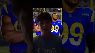 AARON DONALD IS BACK! #nfl #football #rams #losangeles