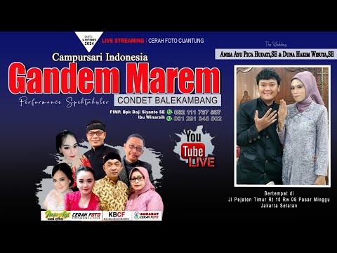 🔴LIVE STREAMING CAMPURSARI GANDEM MAREM - 082111737887 | PERNIKAHAN PICA & DUNA | NEW AGS AUDIO #2