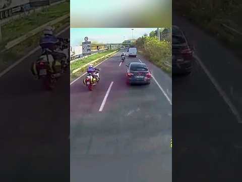 Road Raging Driver Gets Hilarious Instant Karma By Convienient Cops For Break Checks To A Semi Truck