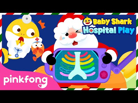 Santa’s Ribs Are Broken | Crack Crack 💔 | Baby Shark’s Christmas Hospital Play | Pinkfong Official