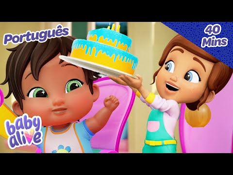 Feliz Aniversário, Téo | Os bebês estão doentes | Baby Alive em Português ⭐️ | Desenhos animados