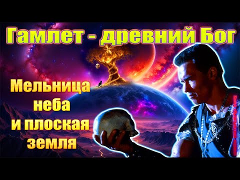 Гамлет - скандинавский Бог.  Небесная мельница и плоская земля