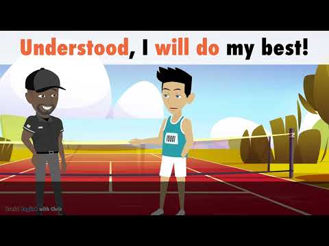 Learn English | My new tennis coach | Dialogue in English with subtitles