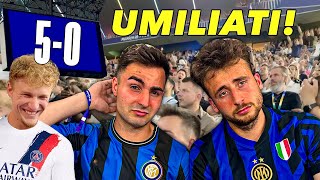😡 UMILIAZIONE! PSG 5-0 Inter LIVE REACTION dallo STADIO 🏟️ Finale Champions League