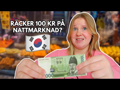 Kan man bli mätt för 100 kr? | Nattmarknad i Sydkorea