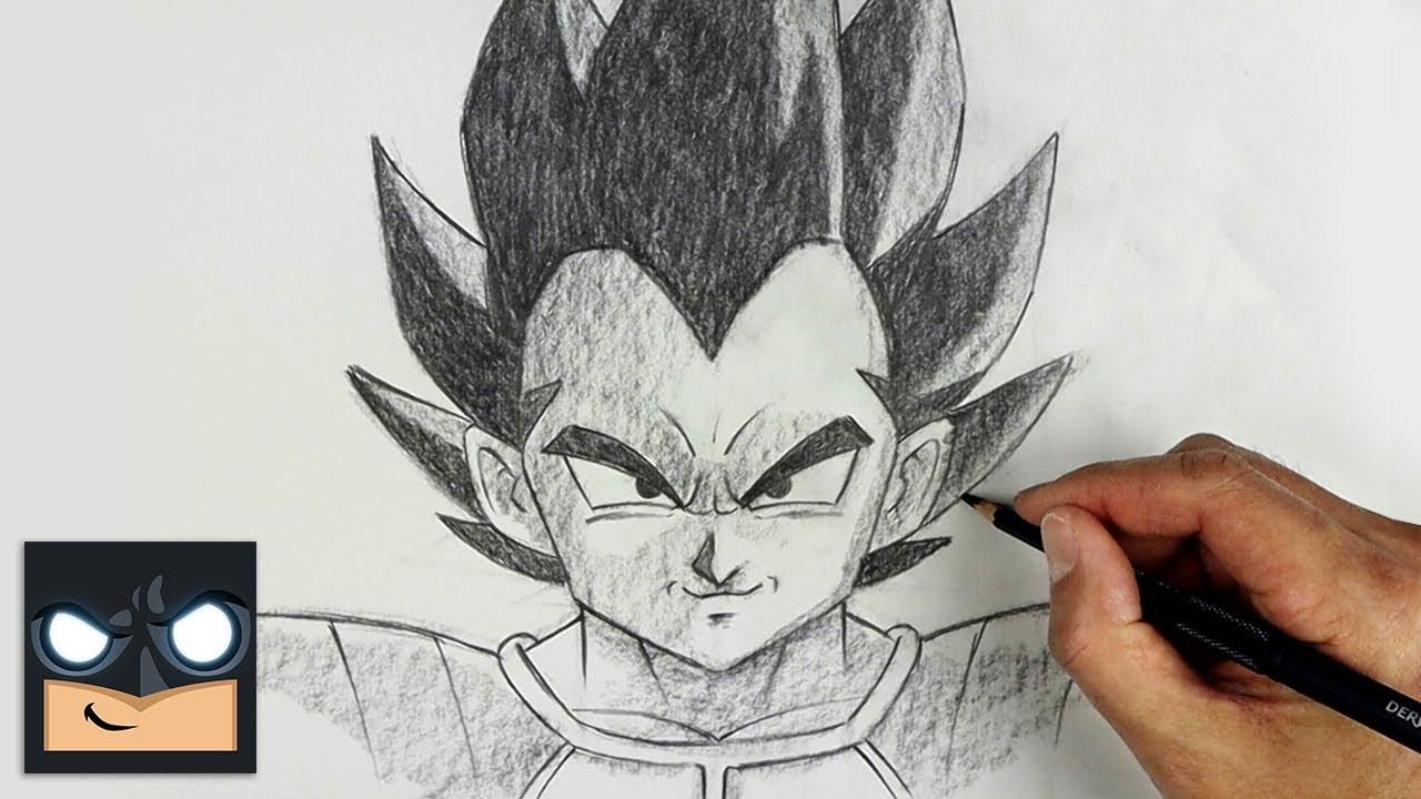 How To Draw Vegeta - Sketch Sunday