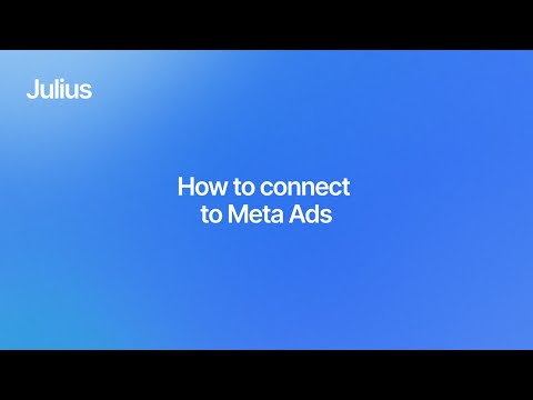 meta ads connector tutorial
