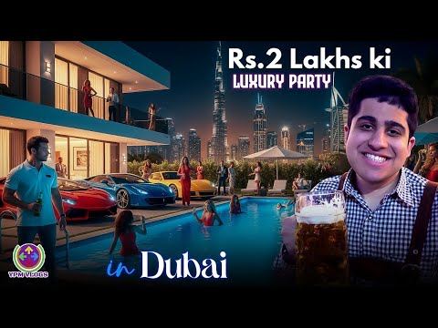I spent ₹2 Lakhs on LUXURY PARTY in DUBAI and IT WAS CRAZY !! 😍😍😍