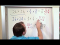 Multiplying Mixed Numbers and Fractions