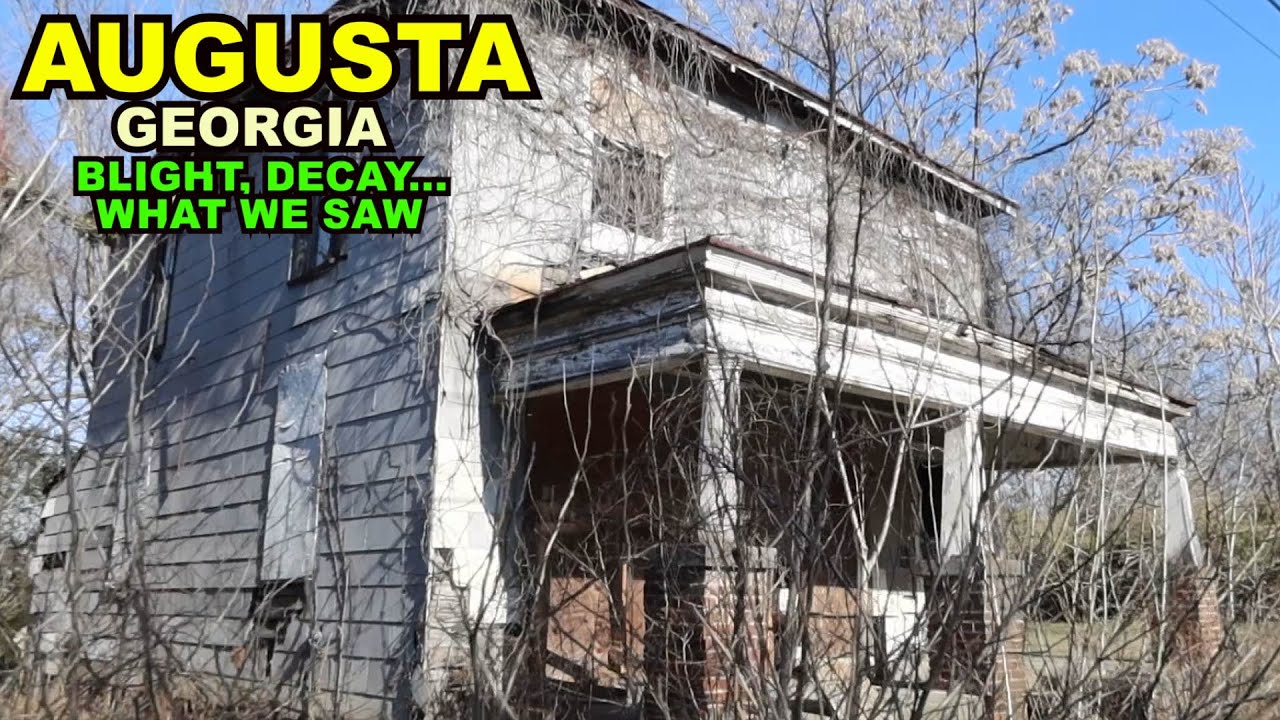 AUGUSTA: How RUN DOWN Is The City Where Golf's Biggest Tournament Is Played What We REALLY Saw