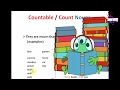Countable and Uncountable Nouns