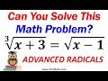 Radical and Quadratic Equations Concepts