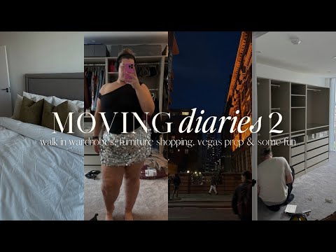 moving diaries: episode two🔐🛒🏡homeware shopping, walk in wardrobe & some fun