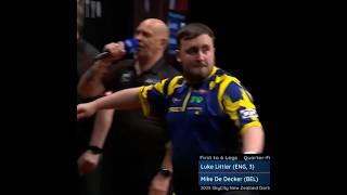 Luke Littler REELS IN THE BIG FISH against Mike de Decker 2025 Sky City New Zealand #Darts Masters