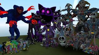 ALL HUGGY WUGGYS VS ALL CATNAPS VS ALL PROTOTYPE PHASES!! (Poppy Playtime) Garry's Mod