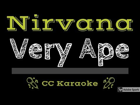 Nirvana • Very Ape (CC) [Karaoke Instrumental Lyrics]