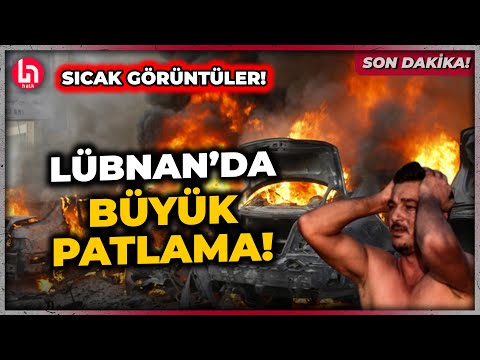 SON DAKİKA! Lübnan'da korkutan patlama! İşte o görüntüler!