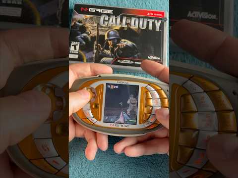 Call of Duty on Nokia N-GAGE QD from 2003 #nokia #ngage
