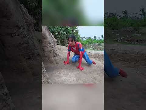 स्पाइडरमैन बनाम राक्षस | Spiderman vs monster
