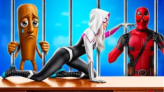 Я Влюбилась в ДЭДПУЛА! Тунг Тунг Тунг Сахур vs Супергерои в Колледже!