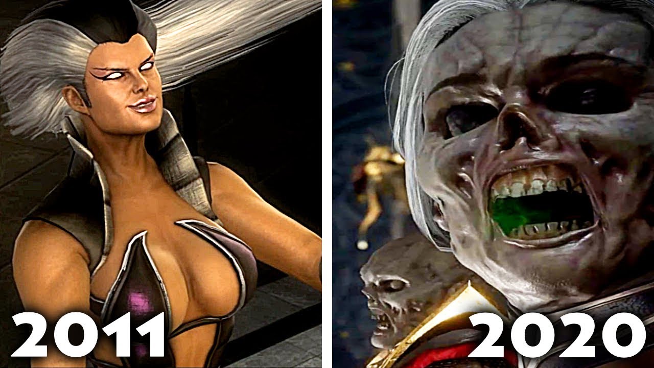 Mortal Kombat 11 Aftermath Sindel Death Scene Vs Mortal Kombat 9 Sindel Death Scene Comparison 9389