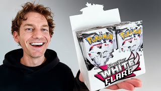The Pokémon White Flare Booster Box Opening