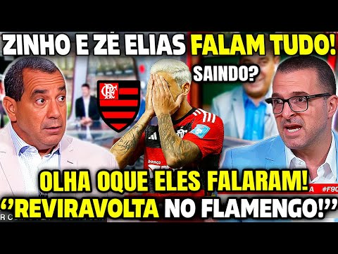 🚨 ZINHO E ZÉ ELIAS DETONAM TUDO AO VIVO! OLHA OQUE ELES FALARAM SOBRE A SAÍDA DE PEDRO NO FLAMENGO