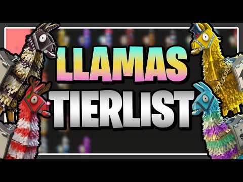 Ranking EVERY LLAMA in Fortnite Save the World! (Llamas Tier List)