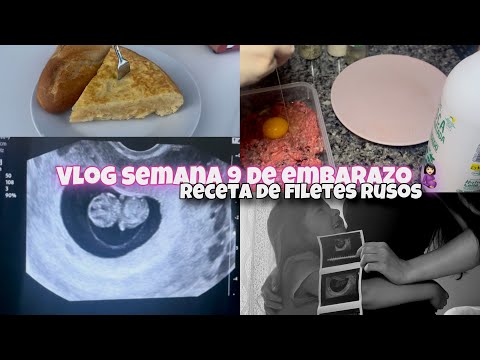 ¡¡Mi bebé ya está formado!!👶🏼💓 Receta + Día conmigo!! Vlog semana 9 de embarazo.
