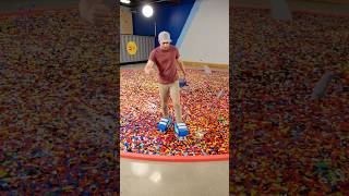 Mark Rober vs LEGO Floor #LEGOWorldPlayDay