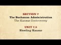 Lecompton Constitution and Bleeding Kansas