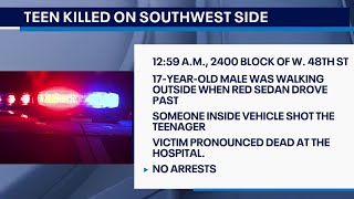 Chicago crime: Teen killed in SW Side drive-by shooting, police say