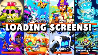 All New Loading Screens - Ziggy, Mina, Brawl Surfers, Brawloween | Brawl Stars