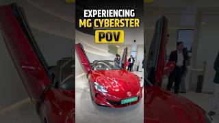 MG Cyberster’s Cool Cabin! #MG #MGCyberster #Cyberster #EV #Electric #Shorts