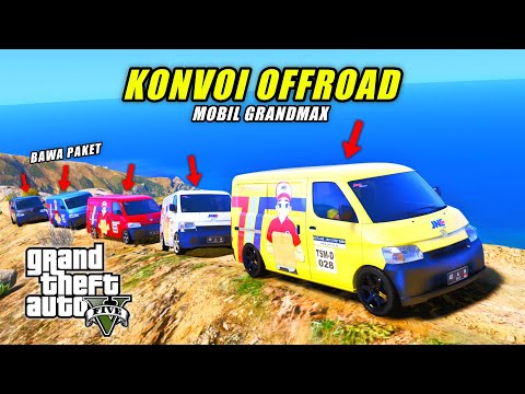 Aku Nekat Konvoi Mobil GRANDMAX Buat ANTAR PAKET Naik Ke GUNUNG TERTINGGI Di GTA 5 Mod