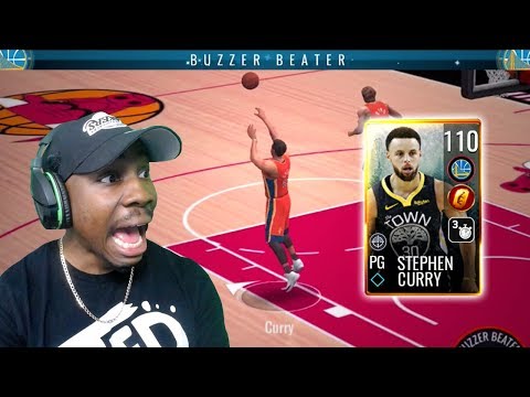 110 OVR GOLDEN TICKET CURRY SHOOTING FULL COURT 3! NBA Live Mobile 19 Season 3 Ep. 149