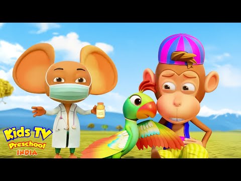 आज मंगलवार है, Aaj Mangalwar Hai, Bimar Geet and Hindi Rhymes for Kids