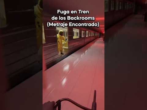Fuga en Tren de los Backrooms (Metraje Encontrado)