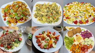 6 salades qui vont changer vos repas d’été rapide, saines et délicieuses 😋👌