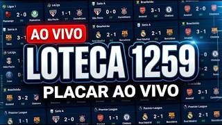 🔴 LOTECA 1259 AO VIVO — Placar dos 14 jogos em tempo real ⚽️